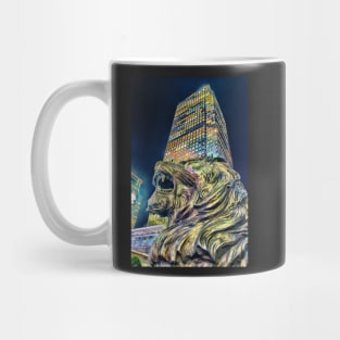 Canary Wharf Lion Mug